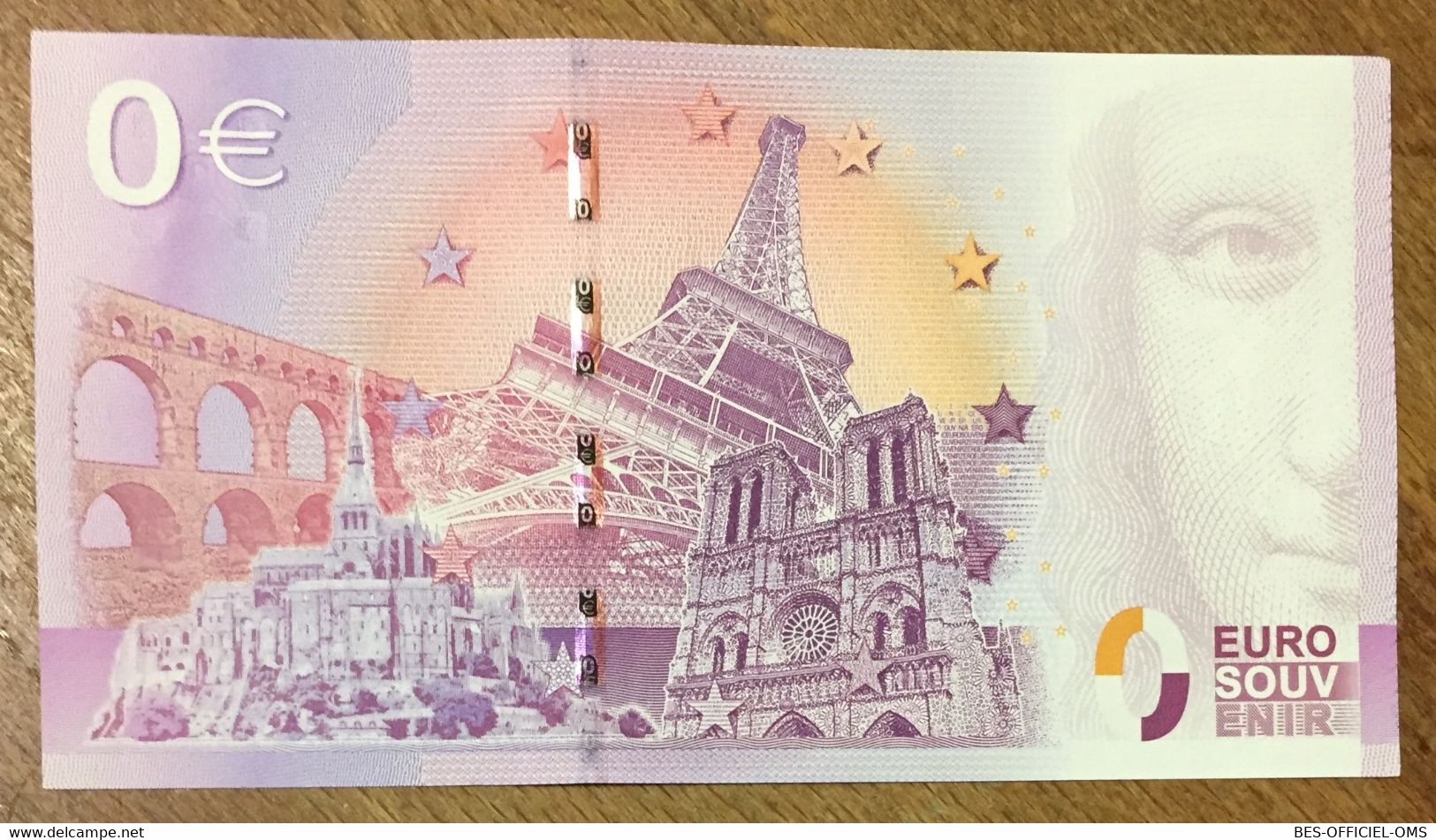 2015 BILLET 0 EURO SOUVENIR DPT 84 LE MONT-VENTOUX ZERO 0 EURO SCHEIN BANKNOTE PAPER MONEY - Privatentwürfe