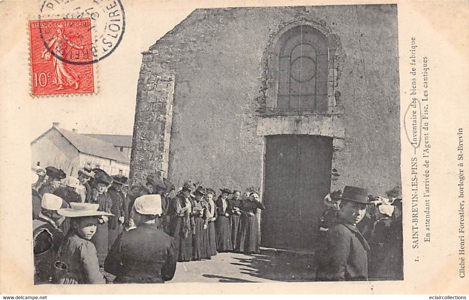 Saint Brévin Les Pins      44     Inventaire Des Biens Fabriqués . Séparation De L'Eglise Et De L'Etat   ( Voir Scan) - Saint-Brevin-les-Pins