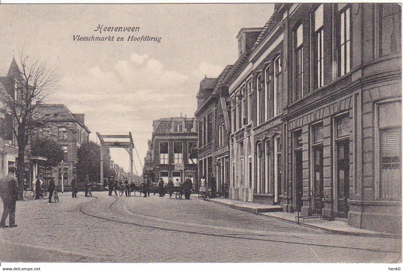 Heerenveen Vleeschmarkt En Hoofdbrug ST32 - Heerenveen