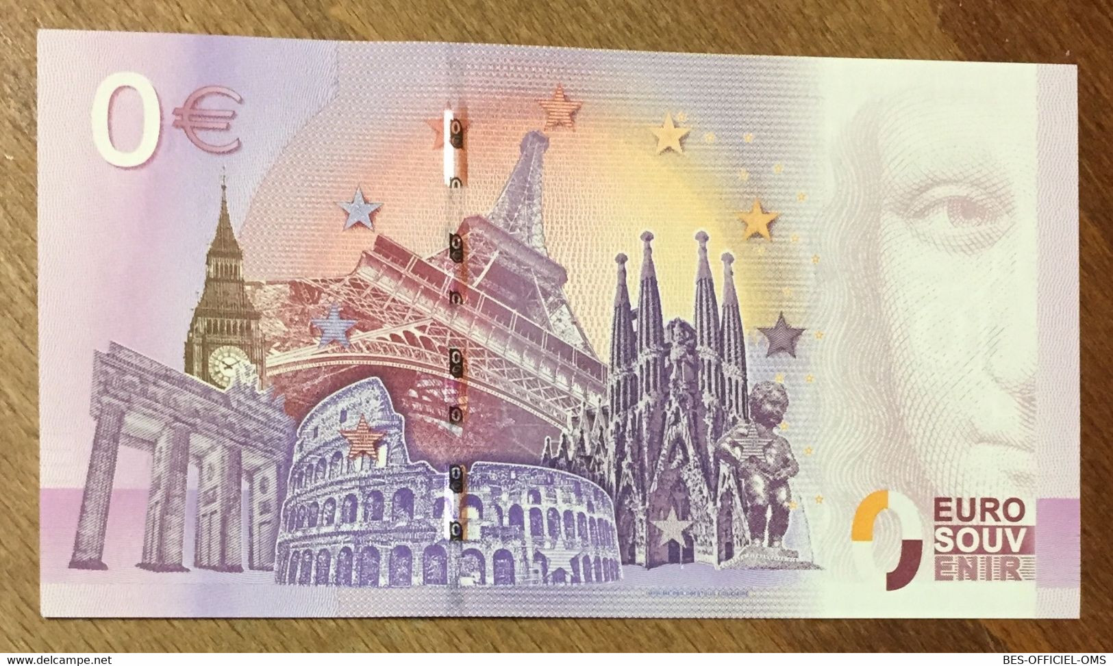 2016 BILLET 0 EURO SOUVENIR ALLEMAGNE DEUTSCHLAND MINIATUR WUNDERLAND N°2 ZERO 0 EURO SCHEIN BANKNOTE PAPER MONEY - [17] Fictifs & Specimens