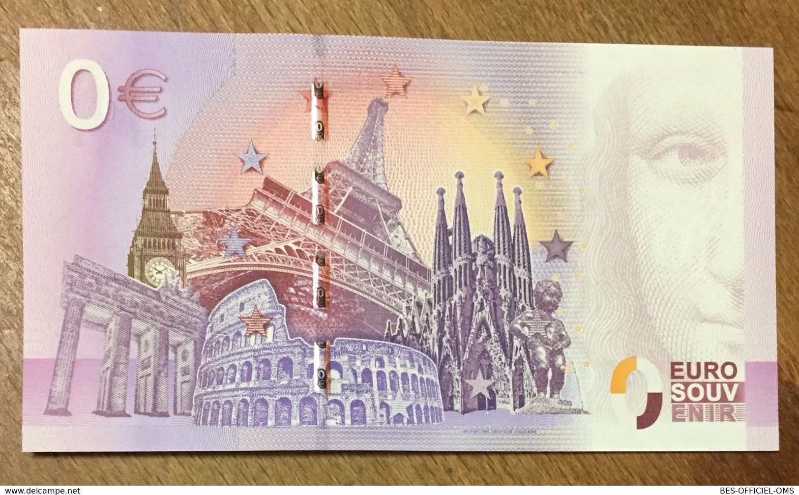 2016 BILLET 0 EURO SOUVENIR ALLEMAGNE DEUTSCHLAND LÜBECK - TRAVEMÜNDE ZERO 0 EURO SCHEIN BANKNOTE PAPER MONEY - Specimen