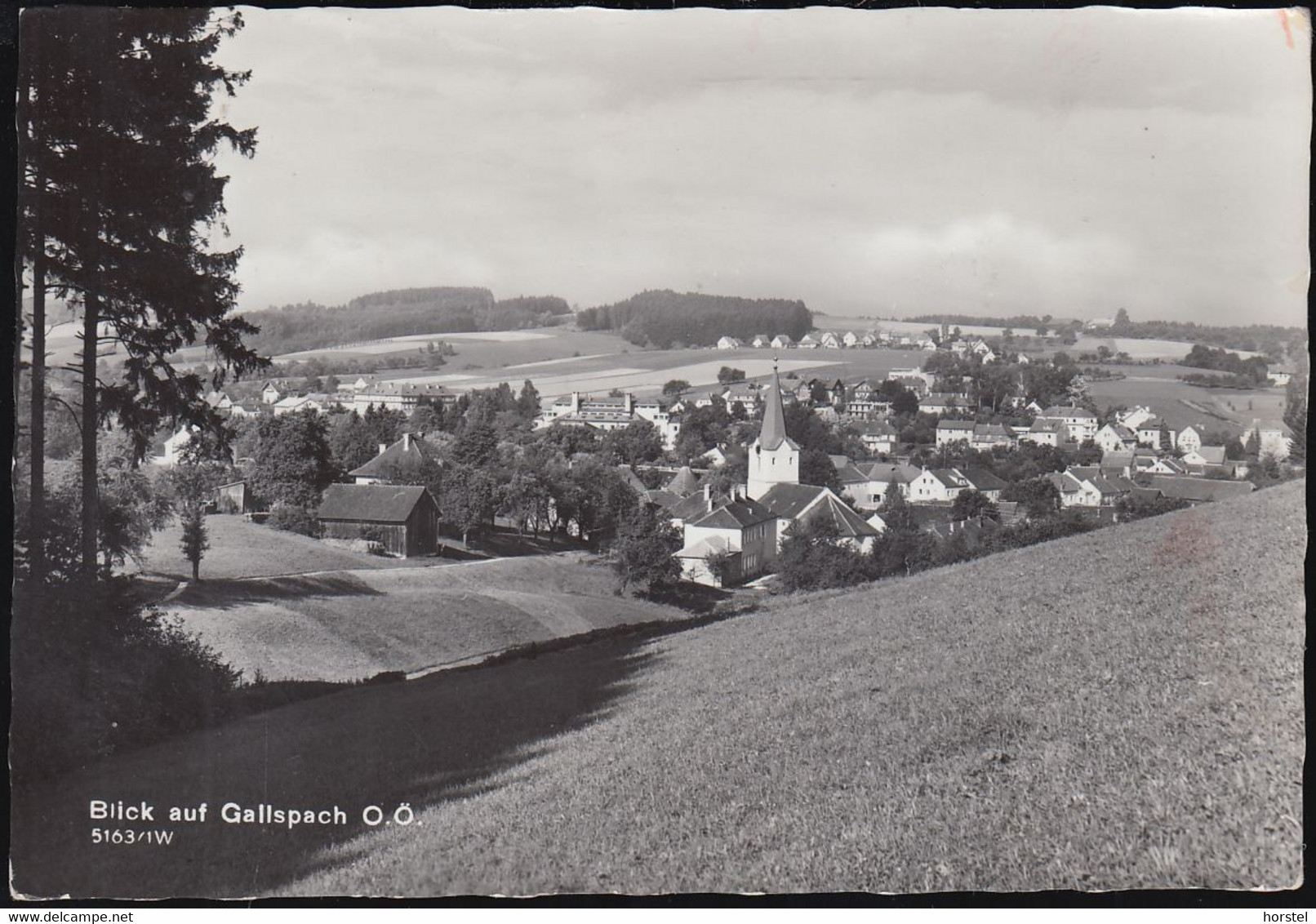 Austria - 4713 Gallspach - Ortsansicht Mit Kirche ( 60er Jahre) - Gallspach