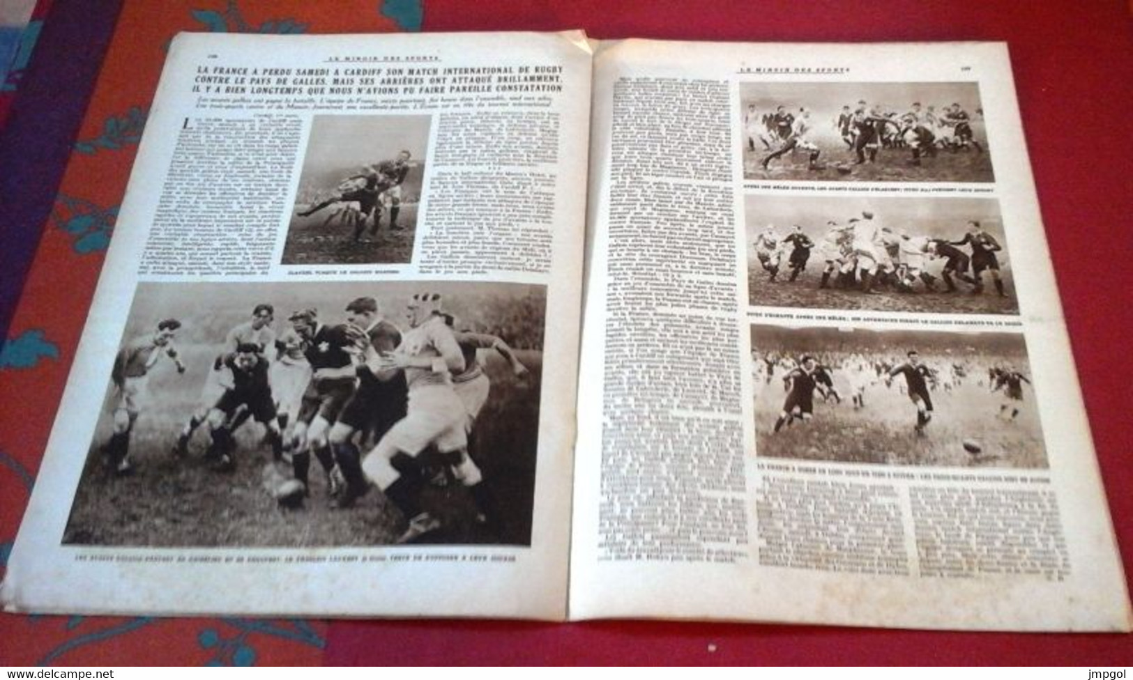 Miroir Des Sports N°247 Mars 1925 Course De Côte Argenteuil,Cross Maisons Lafitte, France Pays De Galles Rugby 5 Nations - Sport