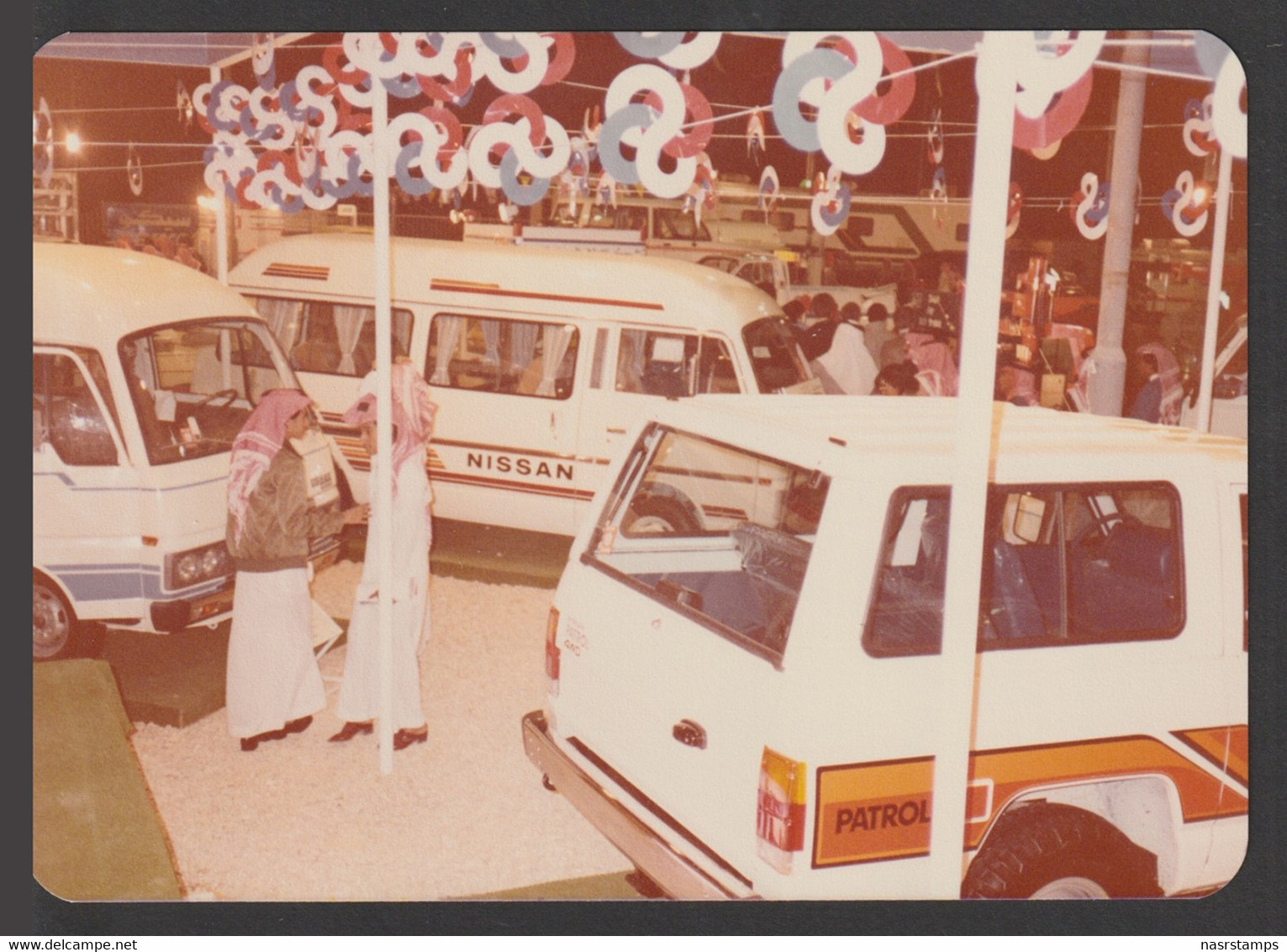 Saudi Arabia - Rare - Original Photo Of ( Datsun - NISSAN ) Exhibition In Saudi - Arabia Saudita