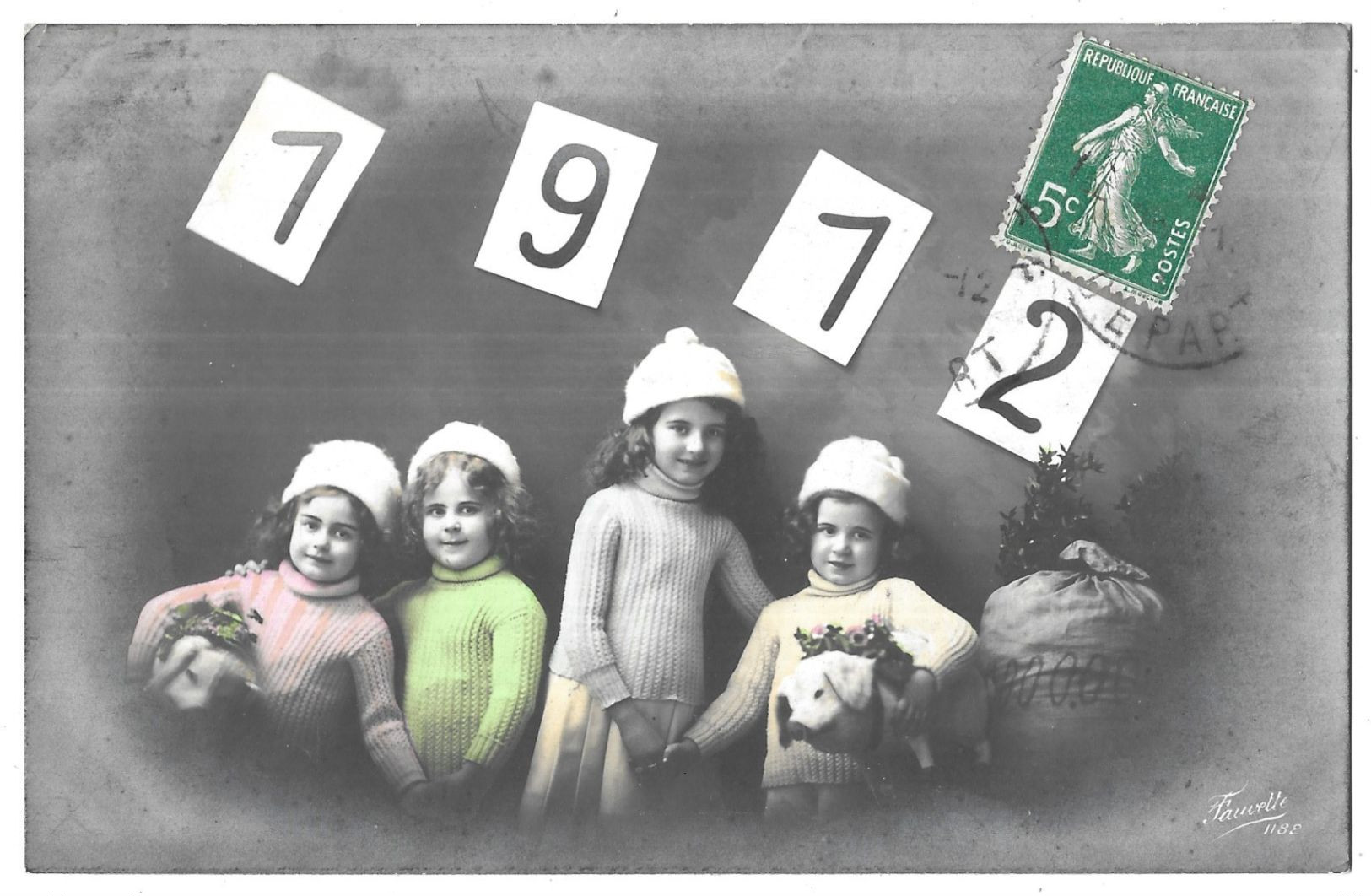 Enfants Cochons 1912 - New Year