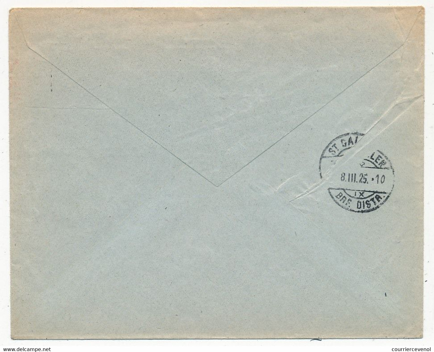 SUISSE - Enveloppe (Entier Postal PRIVÉ) 25c Helvetia - Banque Nationale Suisse - Recommandée Bern 1 - 1925 - Entiers Postaux