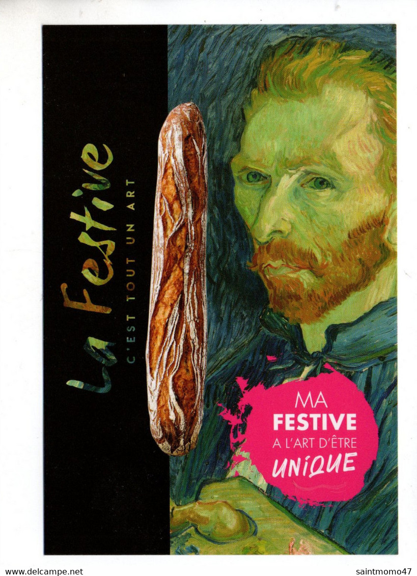 FESTIVAL DES PAINS . " LA FESTIVE AIME L'ART... " . VINCENT VAN GOGH . AUTOPORTRAIT - Réf. N°10452 - - Recettes (cuisine)