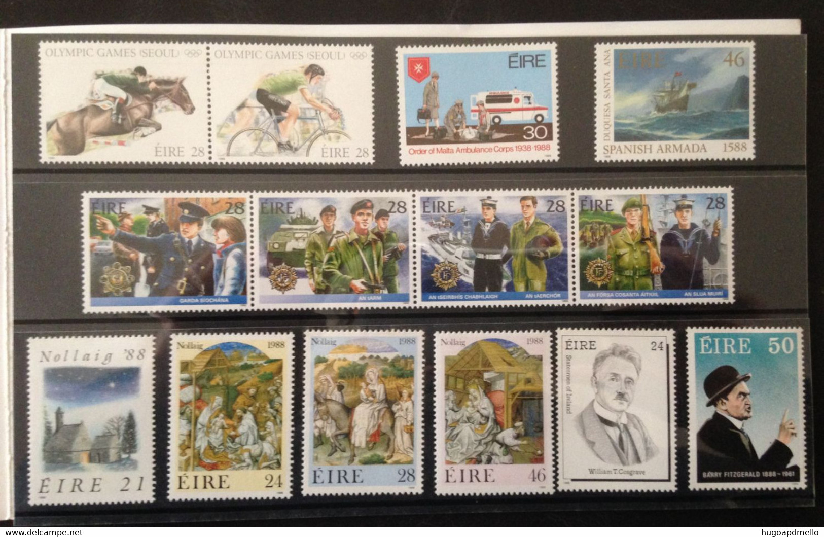 IRELAND, Unused Stamps Booklet, « Full Year », 1988 - Années Complètes