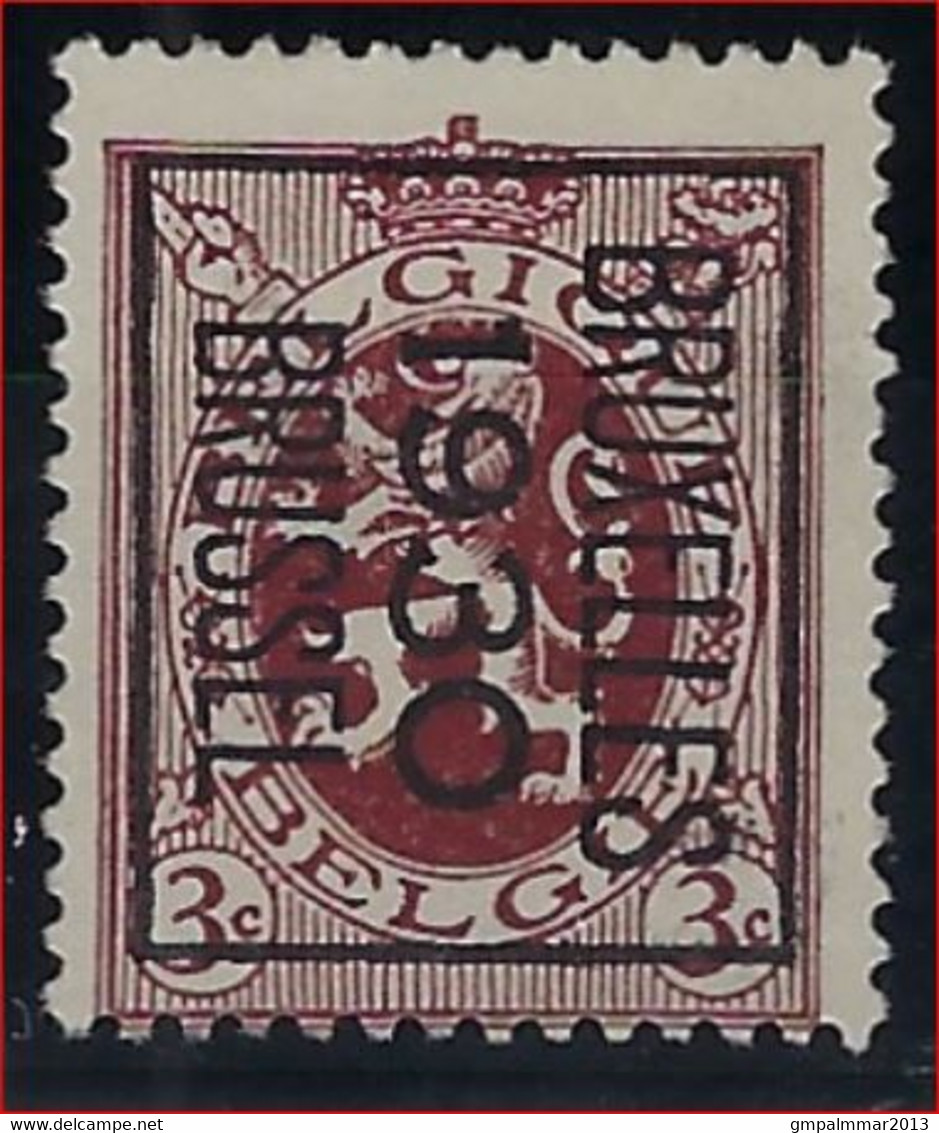 HERALDIEKE LEEUW Nr. 278 België Typografische Voorafstempeling Nr. 222B  BRUXELLES  1930  BRUSSEL  ! - Typos 1929-37 (Heraldischer Löwe)
