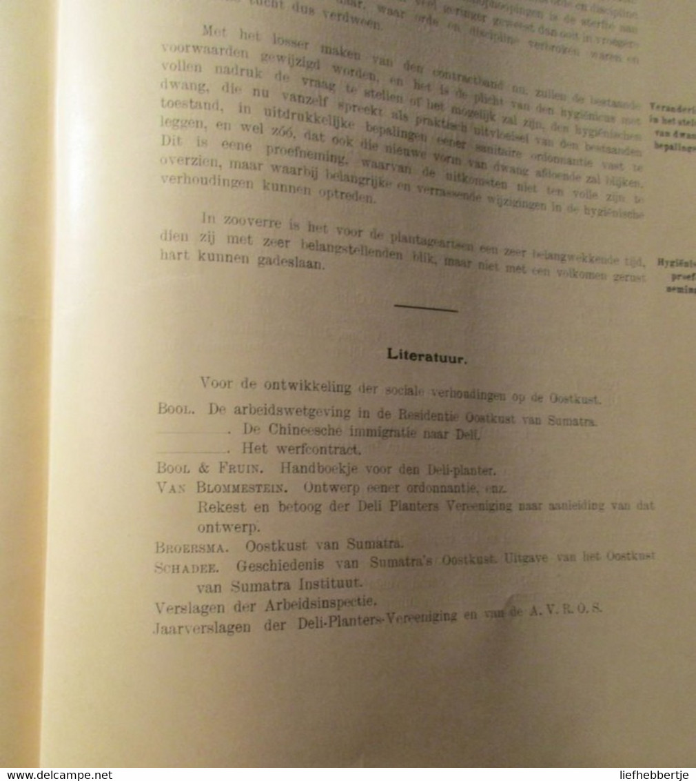 Handboek voor de rubbercultuur in Nederlands Indië - rubber - kolonie  -  1921 - red. door Swart en Rutgers