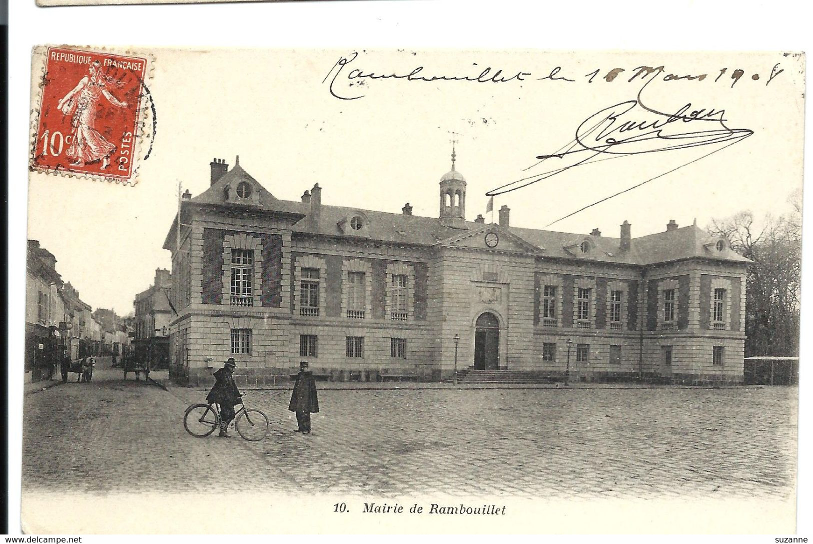 Mairie De RAMBOUILLET (1907) - Agent De Ville ? Vente Directe X - Polizei - Gendarmerie