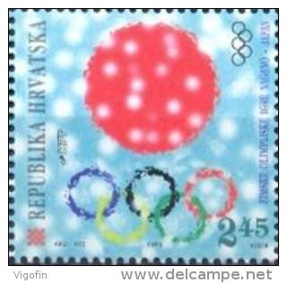 HR 1998-449 OLYMPIC GAMES NAGANO, CROATIA-HRVATSKA, 1v, MNH - Invierno 1998: Nagano