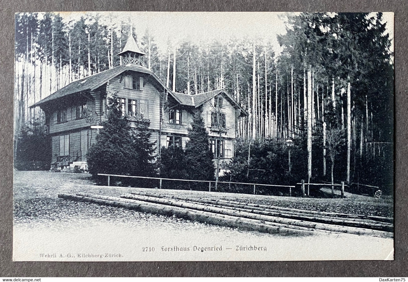 Zürichberg Forsthaus Deggenried/ Gestempelt 1917 - Egg