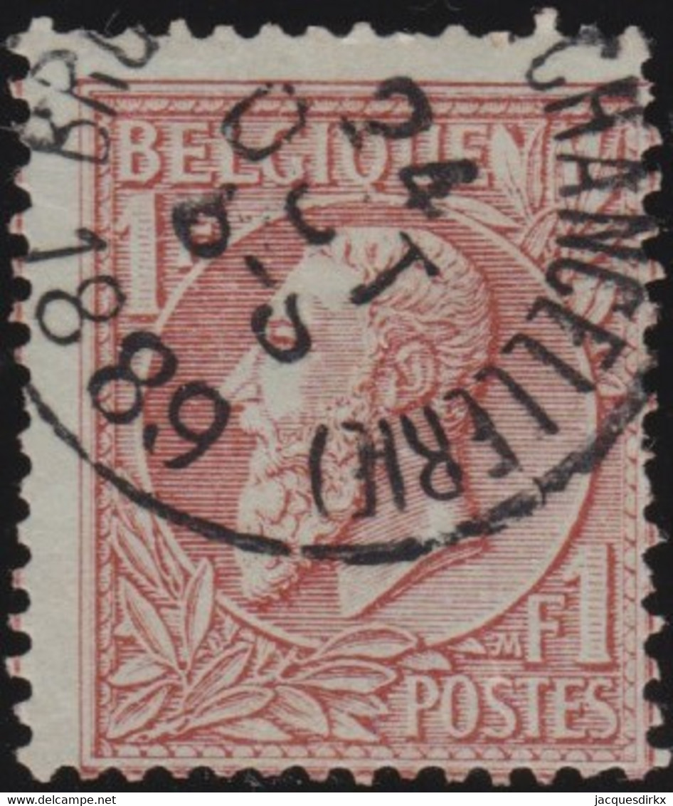 Belgie       .    OBP     .     51     .     O      .  Gebruikt     .   /   .  Oblitéré - 1884-1891 Leopold II