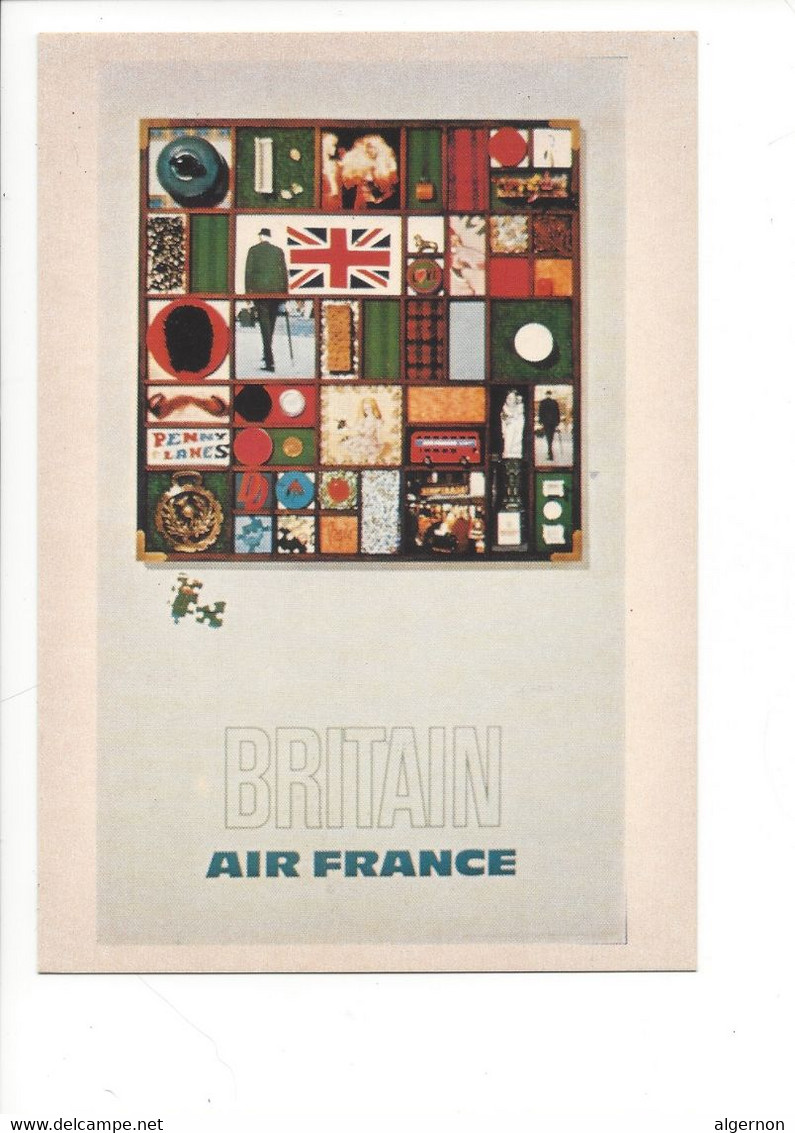 25771 - Air France Grande Bretagne Pages Britain Air France - Andere & Zonder Classificatie