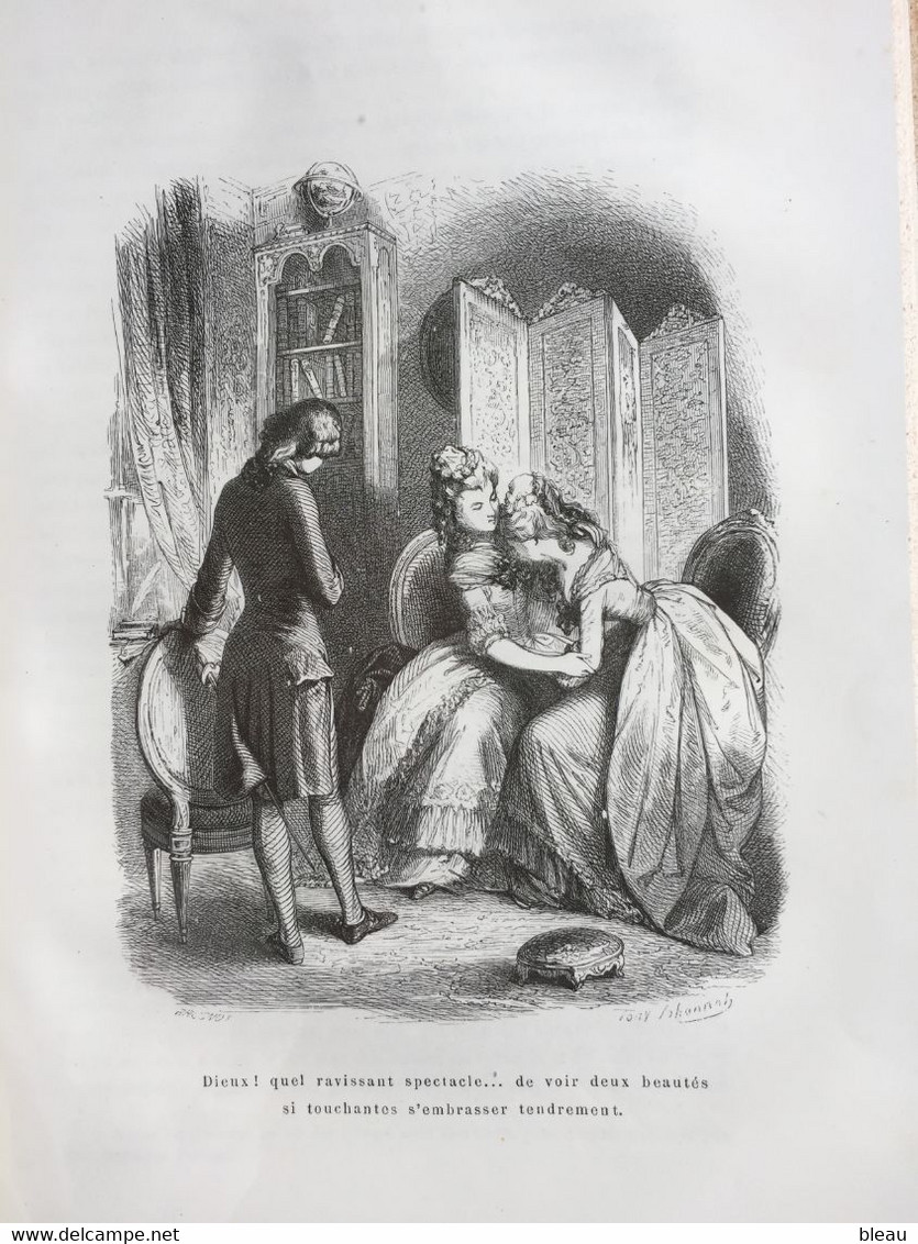 Jean-Jacques ROUSSEAU : Julie Ou La Nouvelle Héloïse, 1875, Illustré, Relié. - 1801-1900