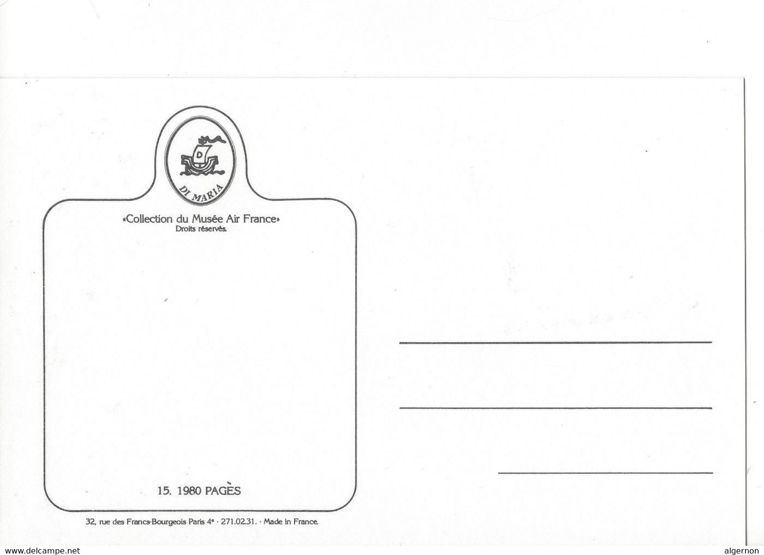 25783 -  Air-France Cargo Pagès 15 (format 17.5 X 11) - Sonstige & Ohne Zuordnung