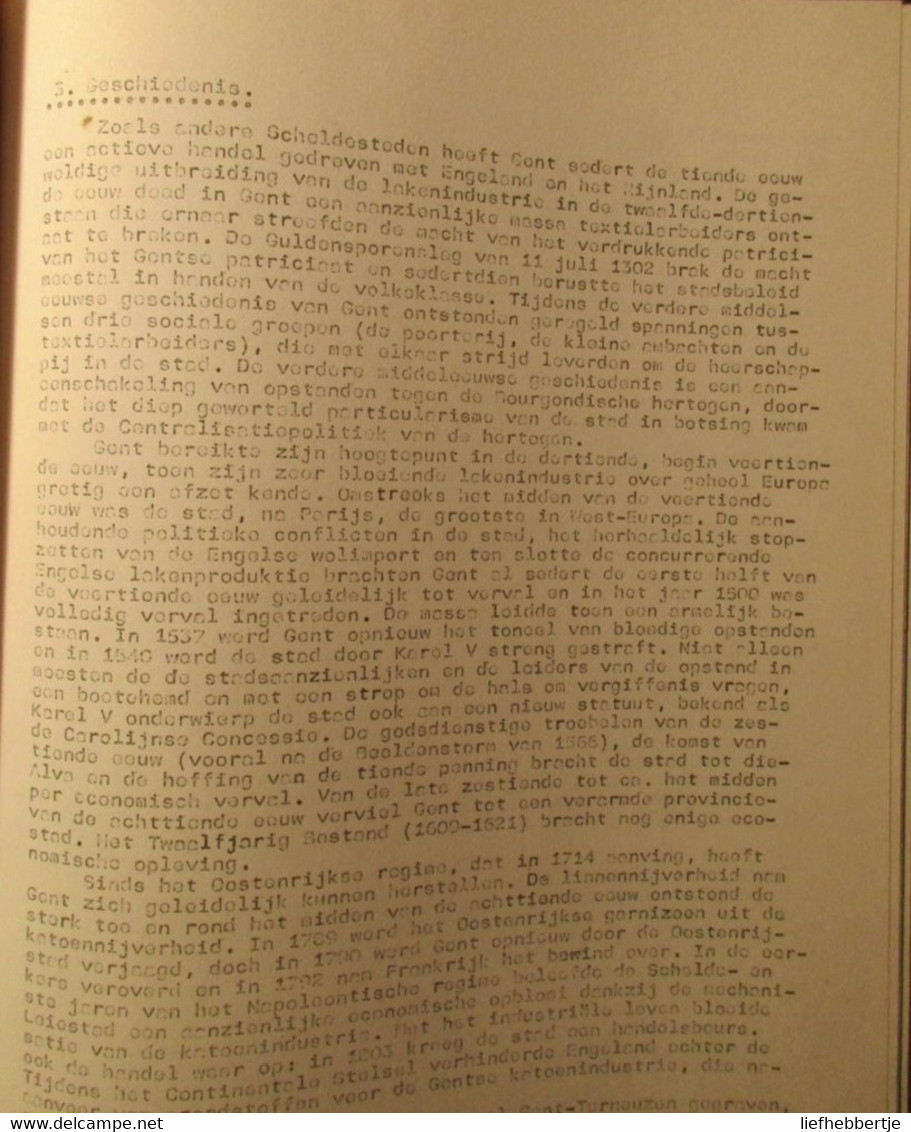 Lesbrochure bij de roman ' De dagen van Hondschoote' - door J. Stervelynck - Frans-Vlaanderen - beeldenstorm - ketterij