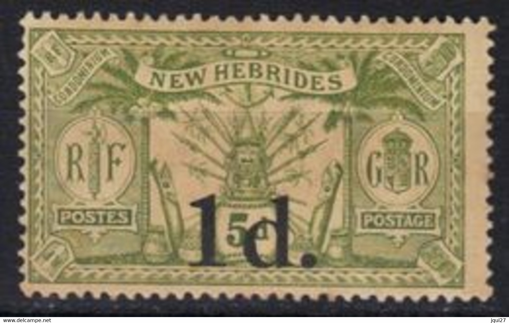 Nouvelles-Hébrides N° 64 * - Unused Stamps