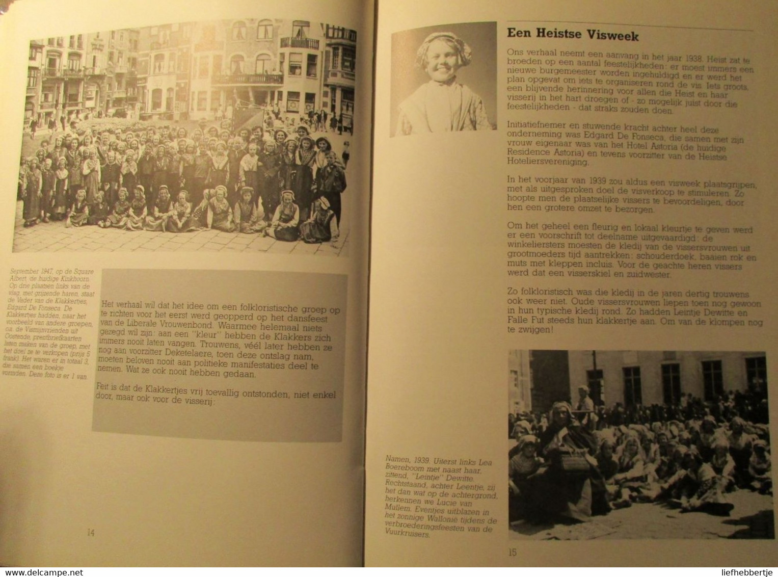 Heistse Klakkertjes 50 Jaar     - Heist - Knokke - Folklore - Door W. De Groote - 1988 - History