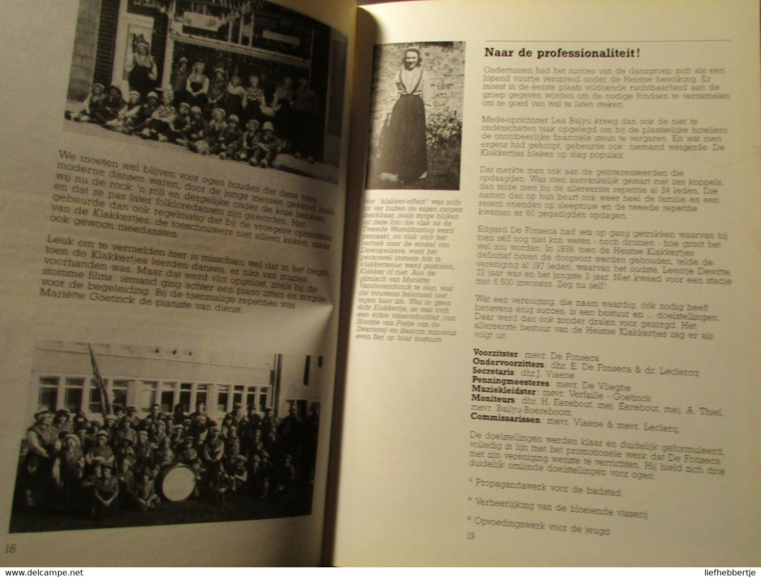 Heistse Klakkertjes 50 jaar     - Heist - Knokke - folklore - door W. De Groote - 1988