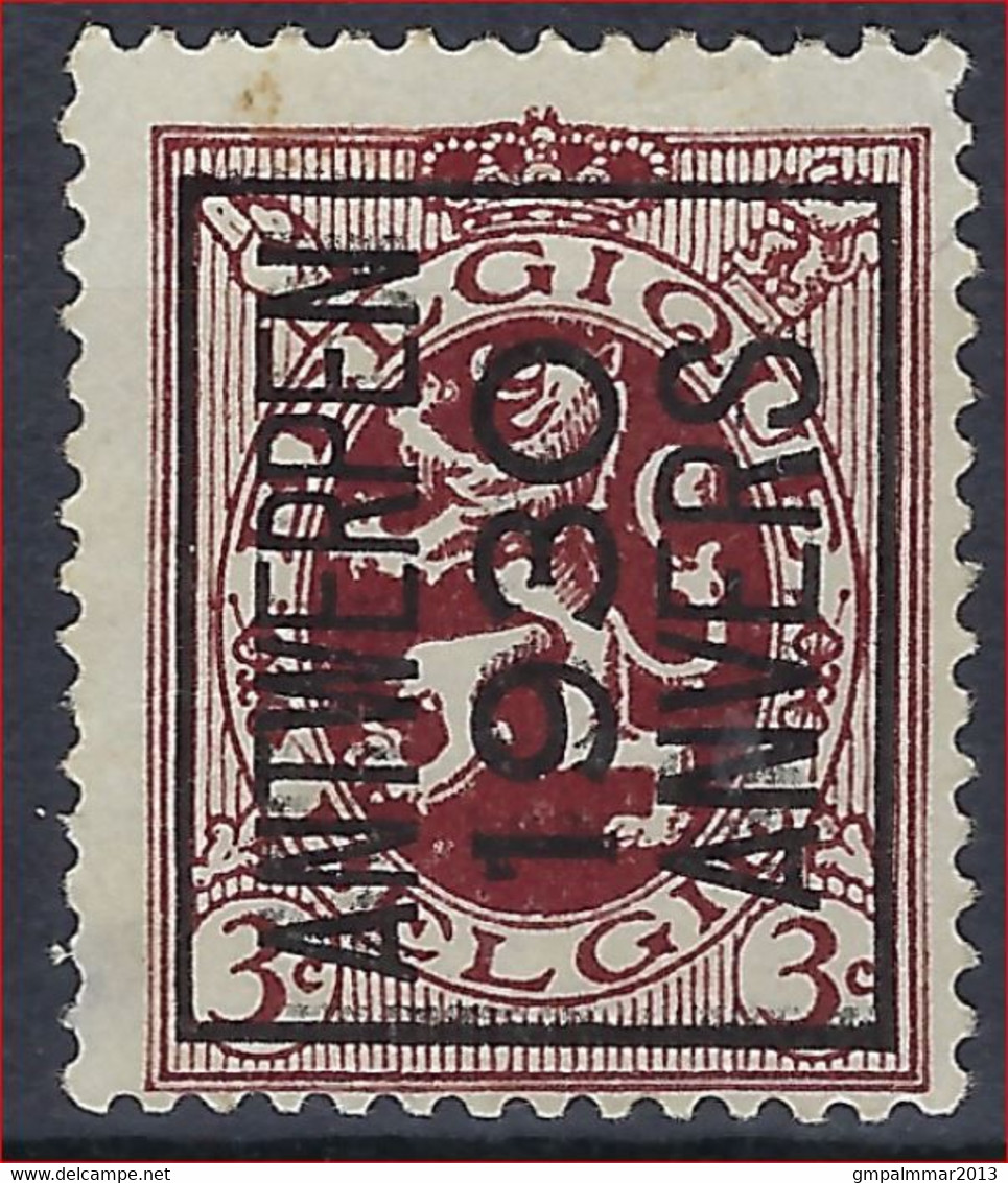 Heraldieke Leeuw Nr. 278 TYPO PREO Nr. 221F -Dubbeldruk/double Surcharge ANTWERPEN 1930 ANVERS ; Staat Zie Scan ! - Typografisch 1929-37 (Heraldieke Leeuw)