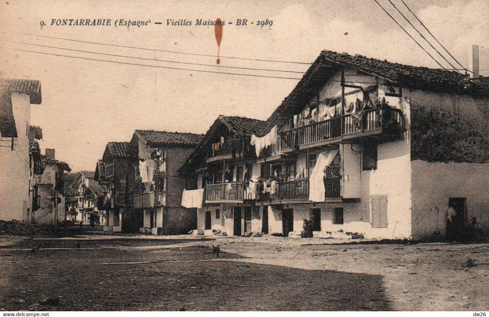 Pais Vasco - Fontarrabie (Guipuzcoa, Pays Basque) Vieilles Maisons Basques - Carte BR 2989 N° 9 Non Circulée - Guipúzcoa (San Sebastián)