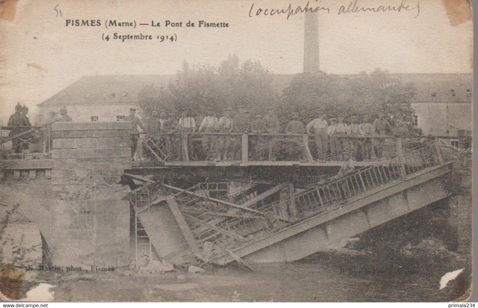 FISMES  - PONT DE FISMETTE - Fismes