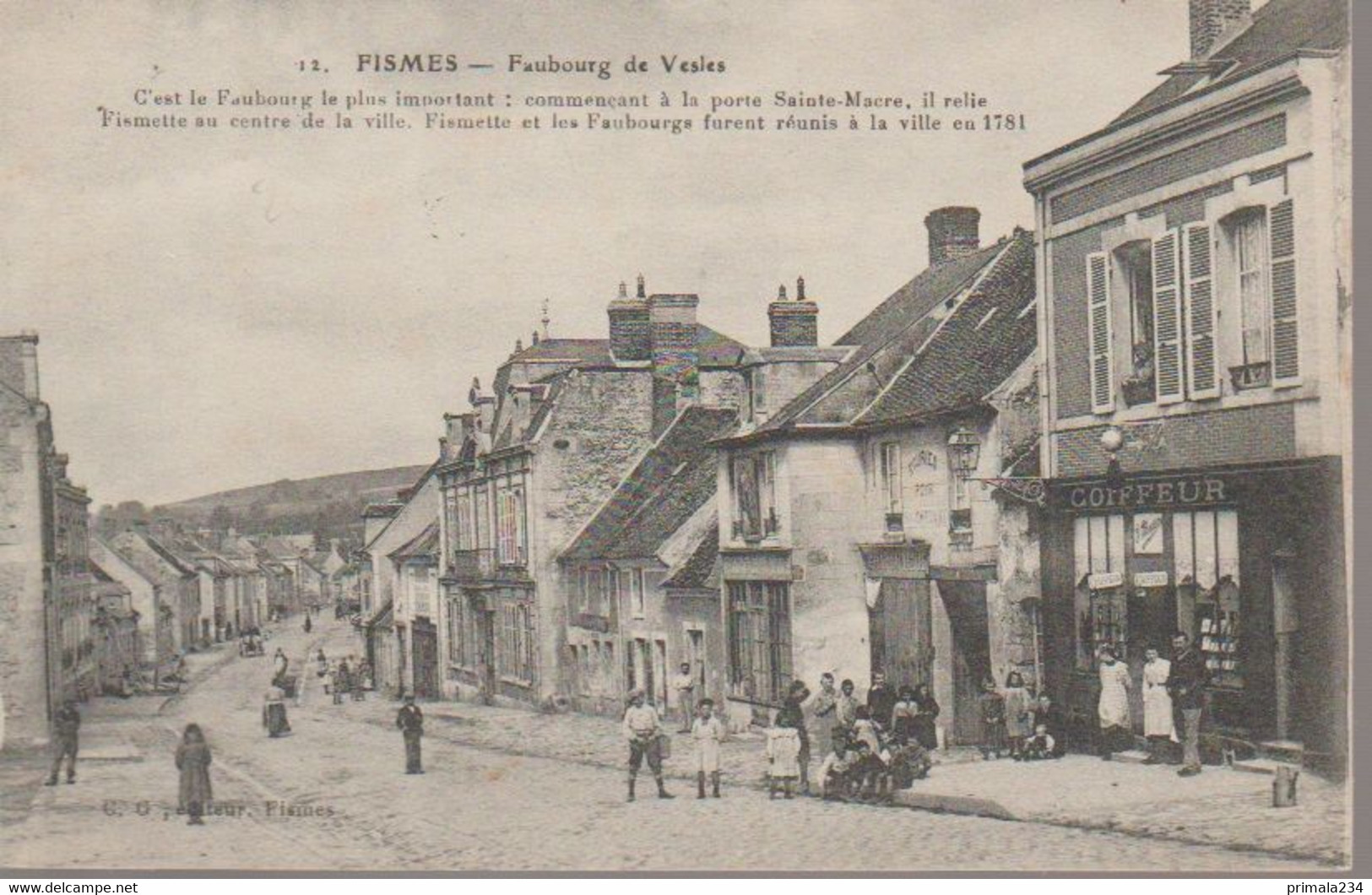 FISMES  - FAUBOURG DE VESLE - Fismes