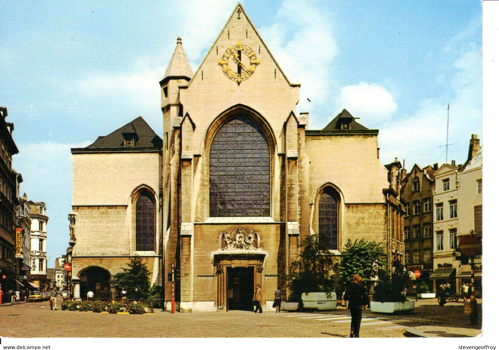 Belgique Bruxelles Brussel Eglise St Saint Nicolas Sint Niklaasterk Religion Croyance Batiment Edifice Histoire - Cafés, Hôtels, Restaurants