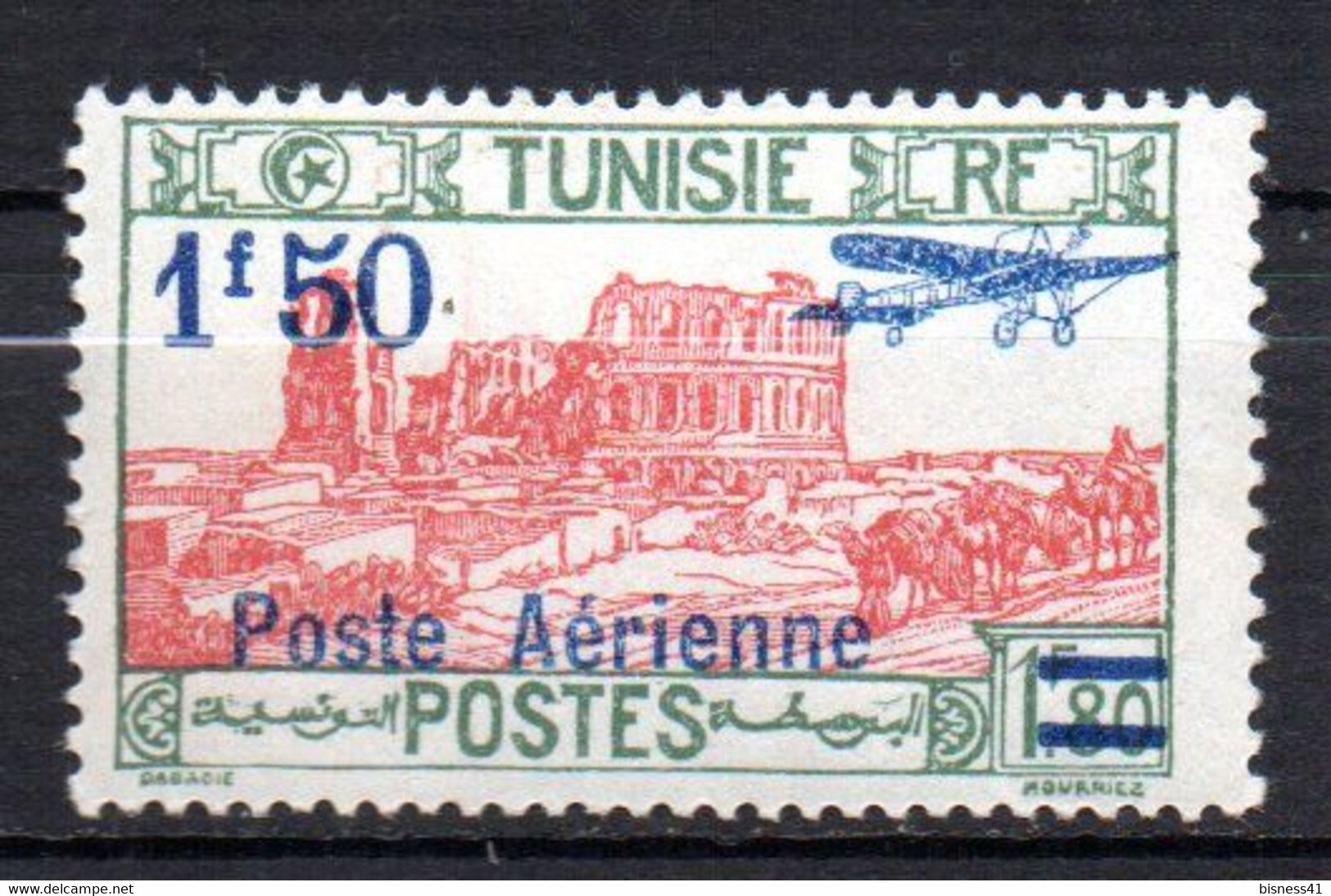 Col17  Colonie Tunisie PA  N° 11 Neuf XX MNH  Cote 7,50€ - Luftpost