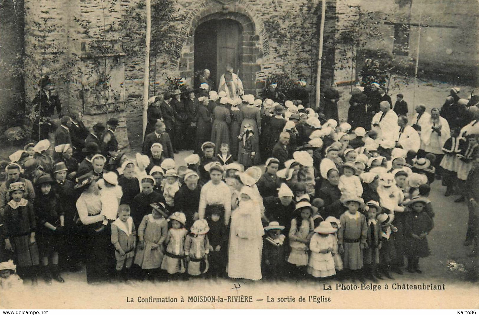 Moisdon La Rivière * La Confirmation , La Sortie De L'église - Moisdon La Riviere