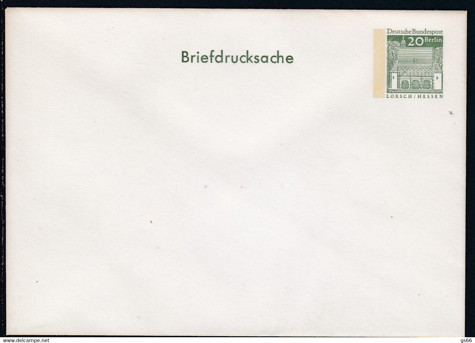 Berlin, PU, Bauwerke II, 20, Briefdrucksache - Private Covers - Mint