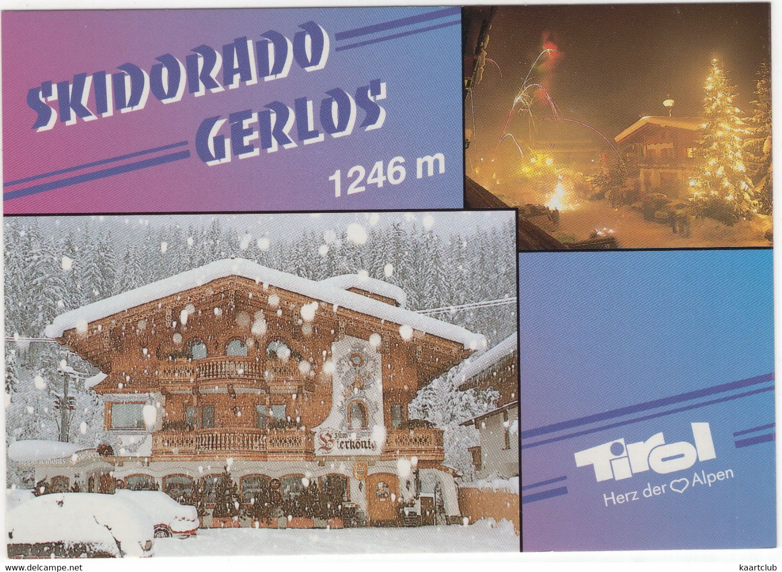 Skidorado Gerlos 1246 M  Tirol - Appartement 'Gerlos Perle' - 'Bierkönig' Christl's Sennhütt'n Milchbar-Café - Gerlos