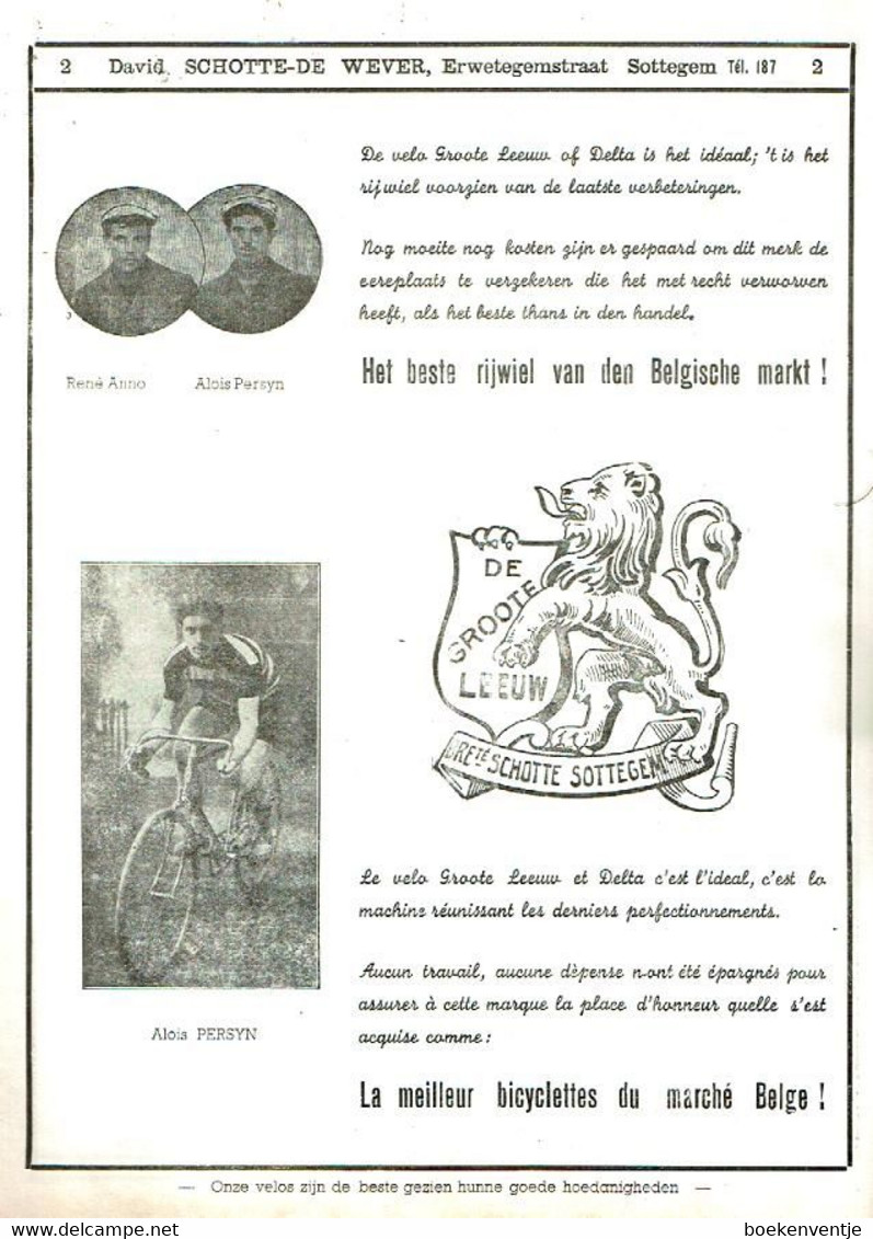 Vélos Groote Leeuw Delta - G.L.S. - Garantie Sottegem Originele Catalogus - Vecchi