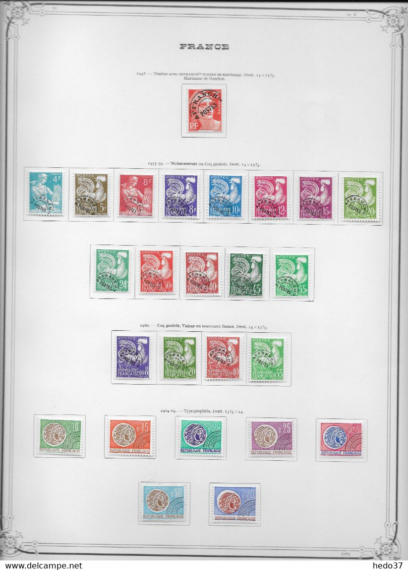 France Préoblitérés - Collection Vendue Page Par Page - Neufs * Avec Charnière - TB - 1953-1960