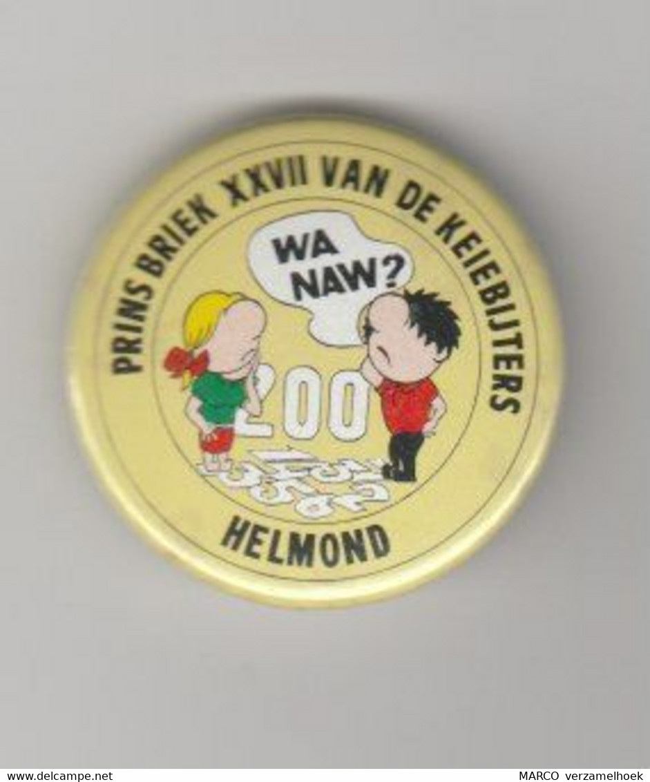Pin-speld-button Carnavalsvereniging De Keijebijters Helmond (NL) 2000 - Carnival