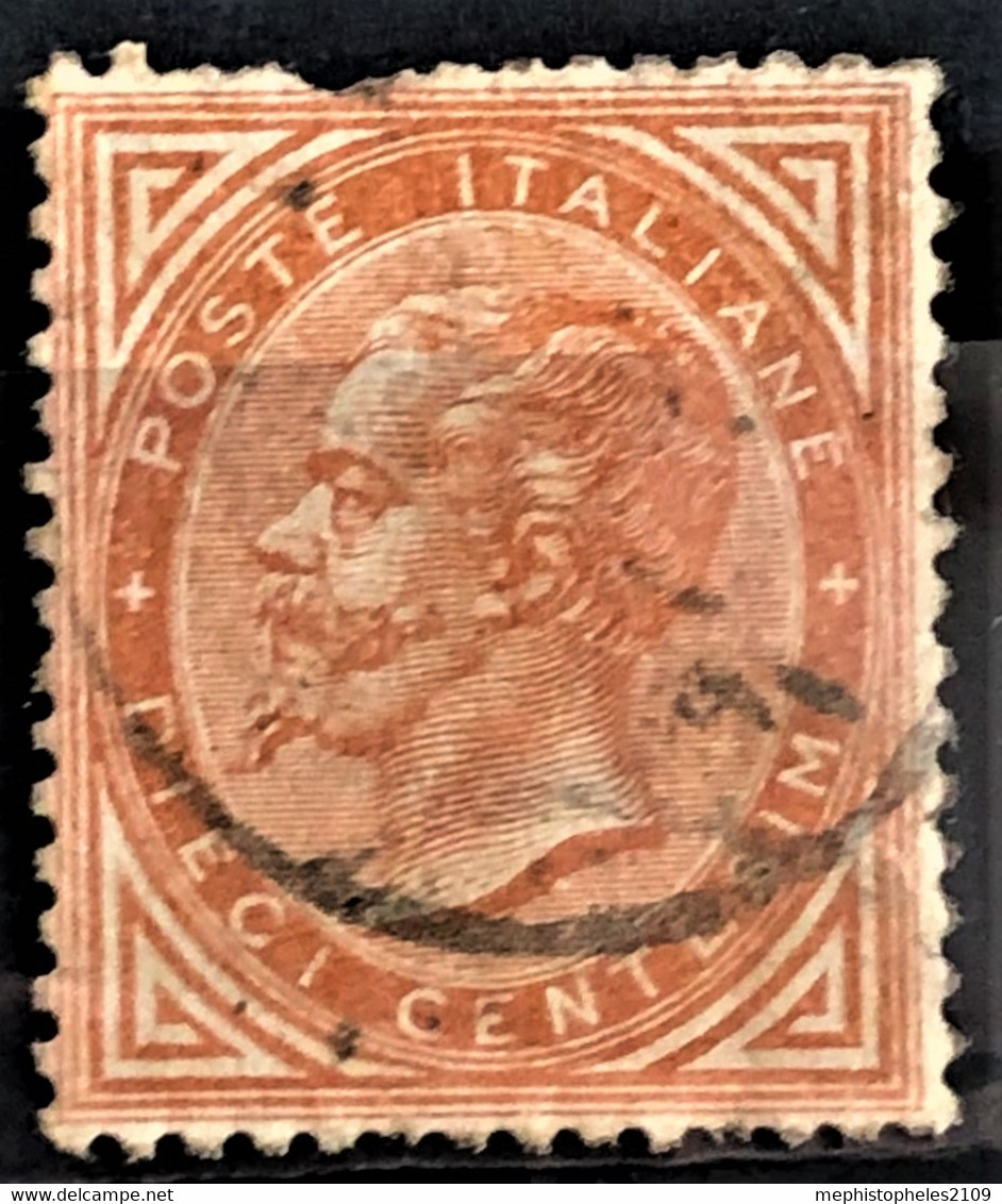 ITALY / ITALIA 1863 - Canceled  - Sc# 27 - 10c - Used