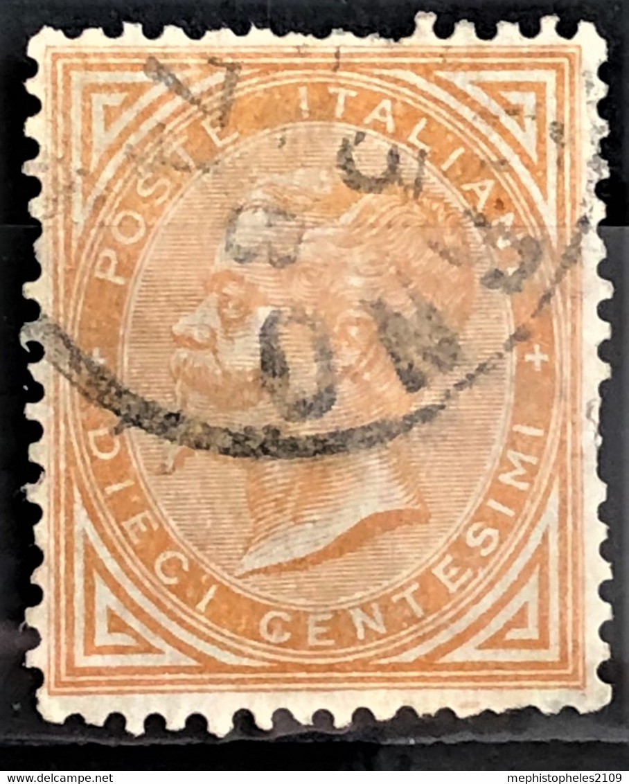 ITALY / ITALIA 1863 - Canceled  - Sc# 27 - 10c - Gebraucht