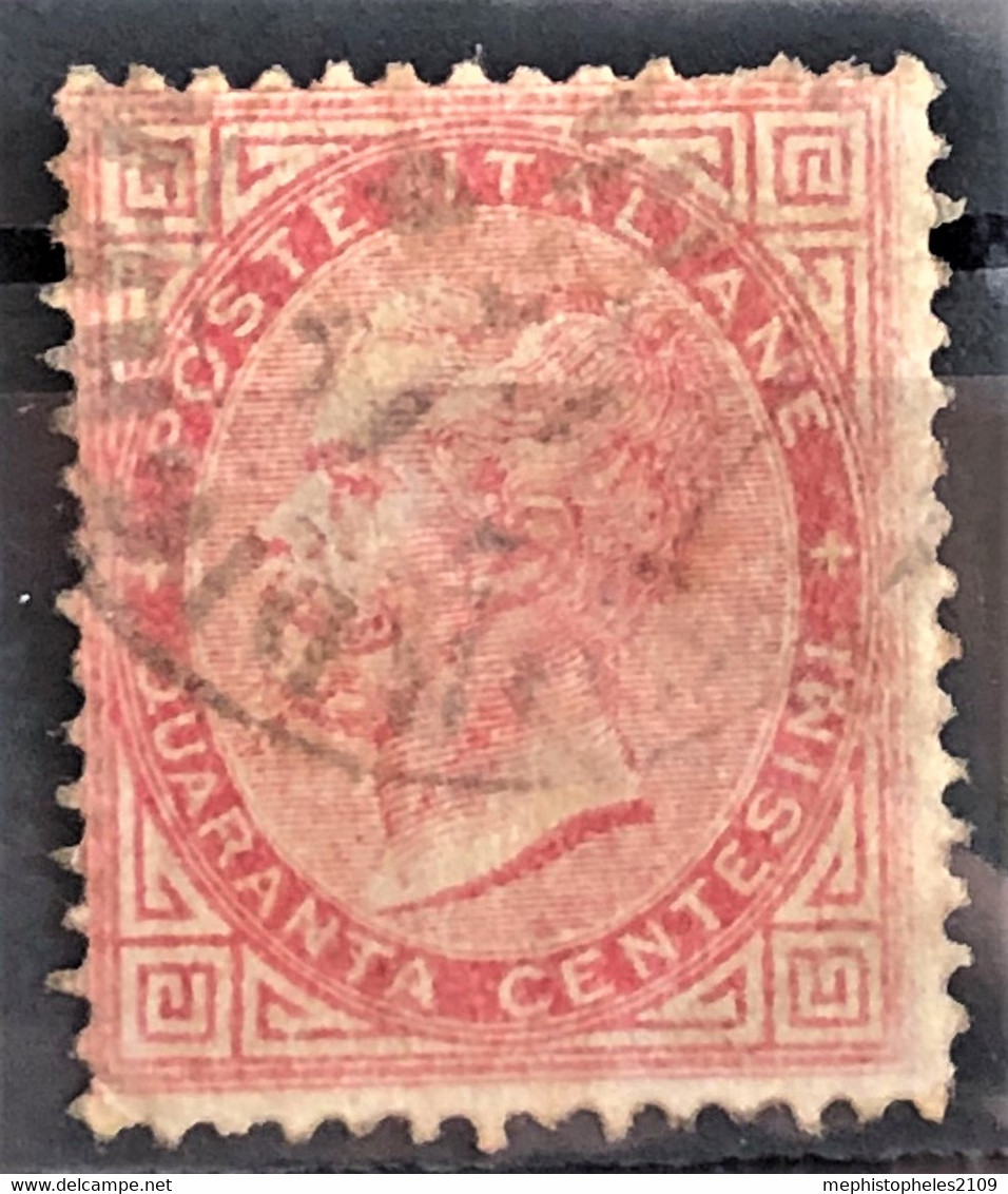 ITALY / ITALIA 1863 - Canceled  - Sc# 31 - 40c - Gebraucht