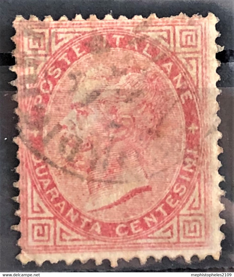 ITALY / ITALIA 1863 - Canceled  - Sc# 31 - 40c - Oblitérés