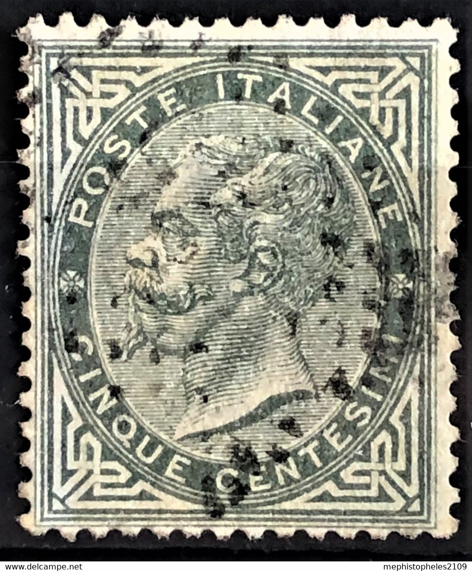ITALY / ITALIA 1863 - Canceled  - Sc# 26 - 5c - Used