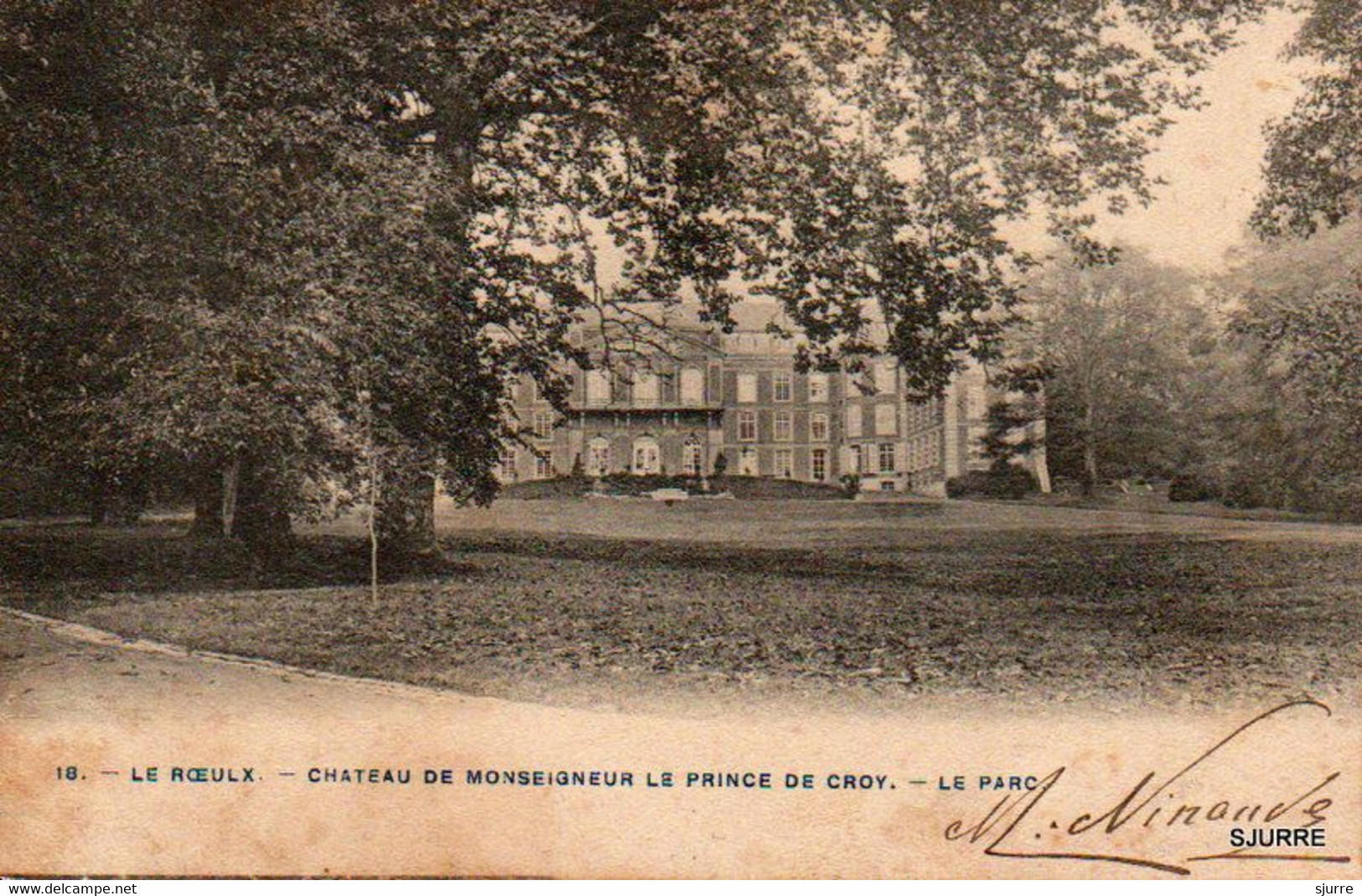 Le Roeulx - Château De Monseigneur Le Prince De Croy - Kasteel - Le Parc - Le Roeulx