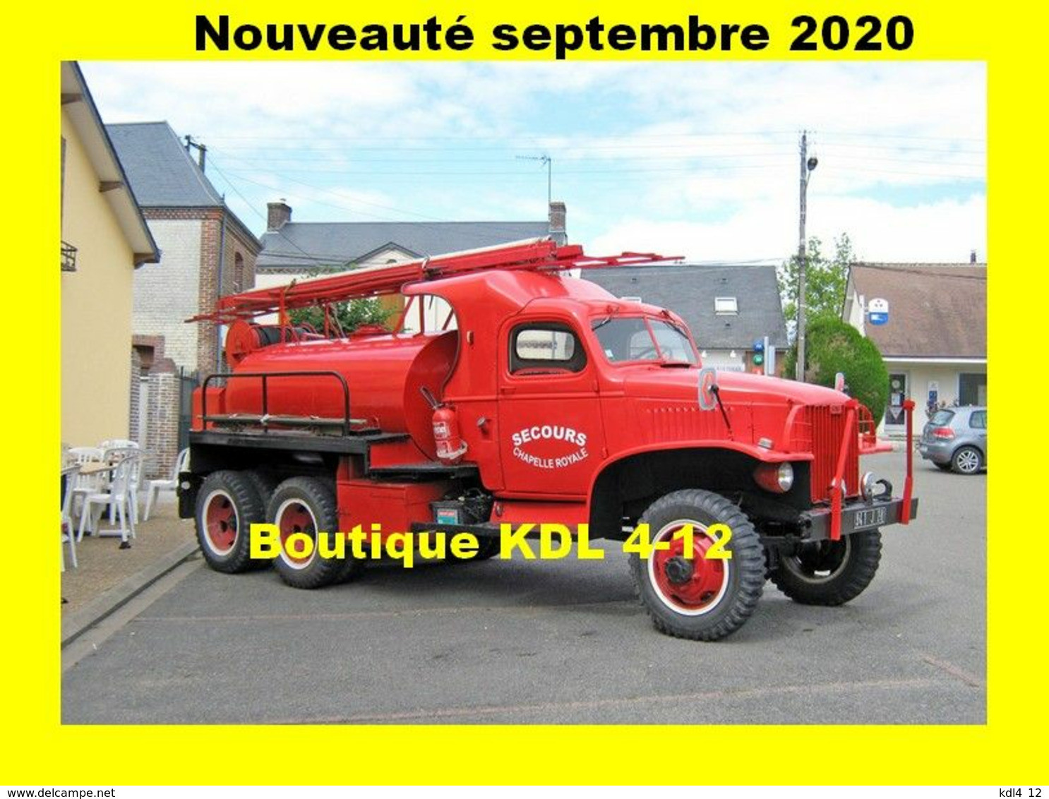 AL SP 107 - Camion Citerne Feux De Forêt Lourd GMC - LA BAZOCHE-GOUET - Eure Et Loir - Autres & Non Classés