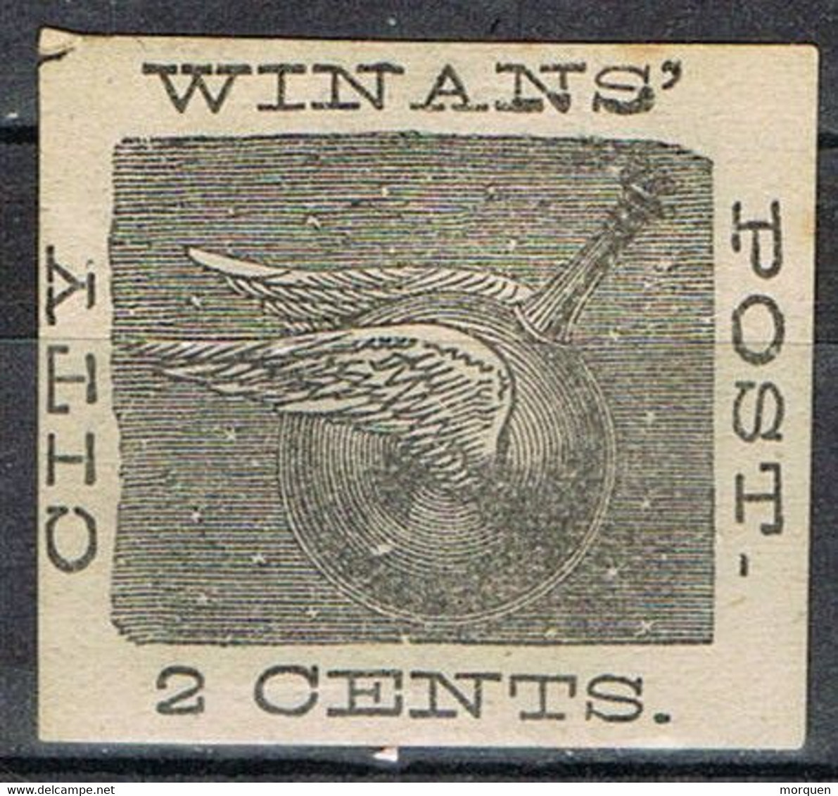 Stamp Post Office Local WINAN'S City, 2 Ctvos, United States º - Postes Locales