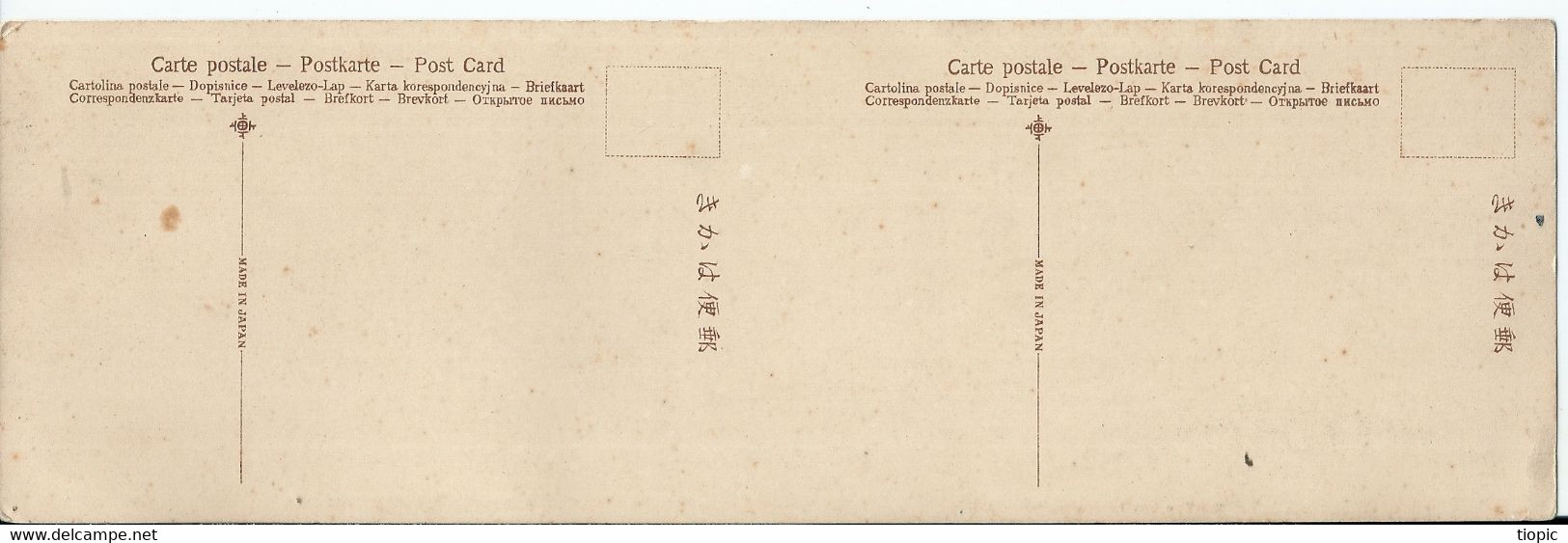 2 Superbes CPA Couleurs  ( F. 28 X 9 Cm ) De The View From   ITSUKUCHIMA , Shrine, Aki . -  ITSUKUCHIMA  Of  Aki . - Hiroshima