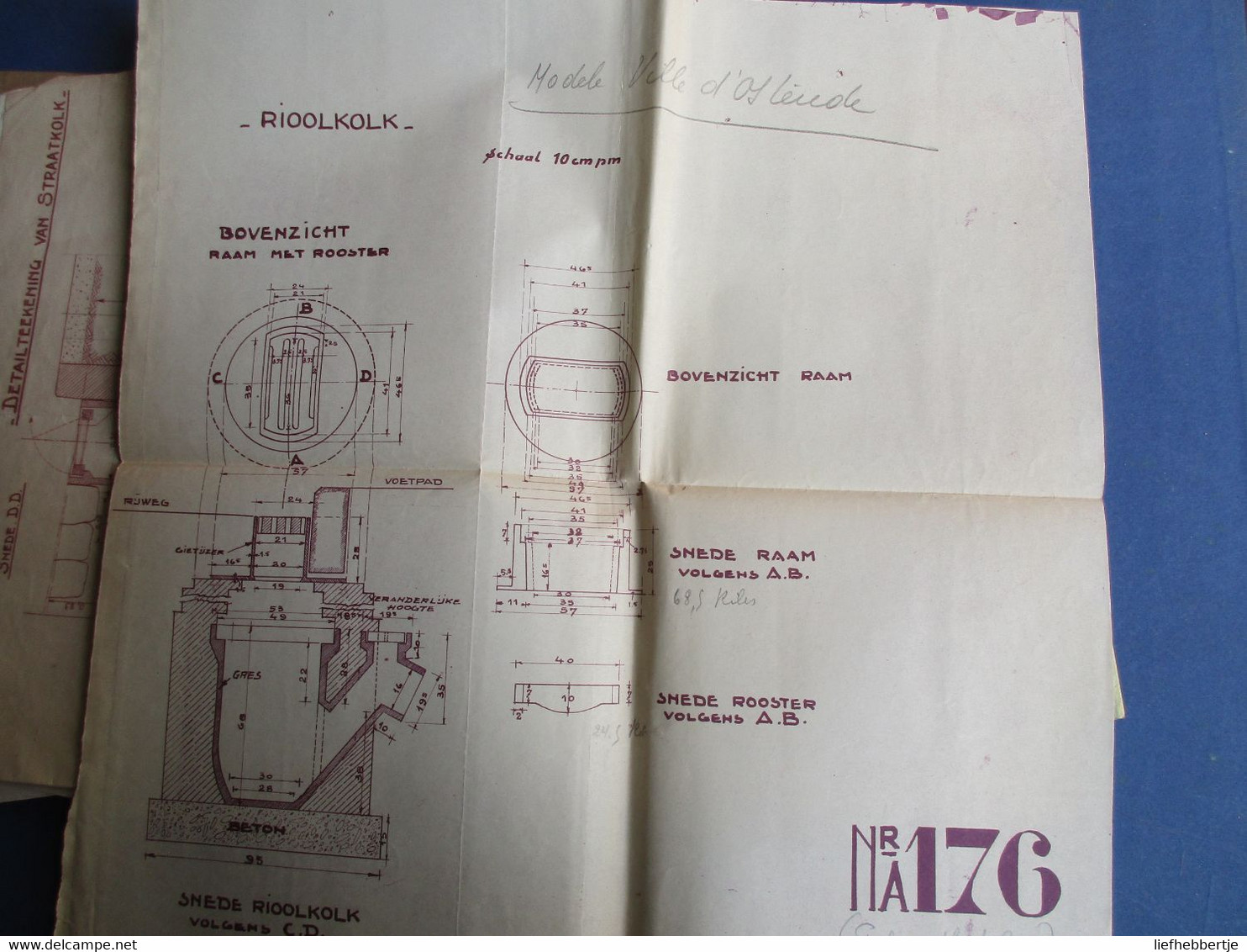 Veldegem : map met documenten ivm firma Decloedt - ijzergieterij  (Zedelgem industrie)