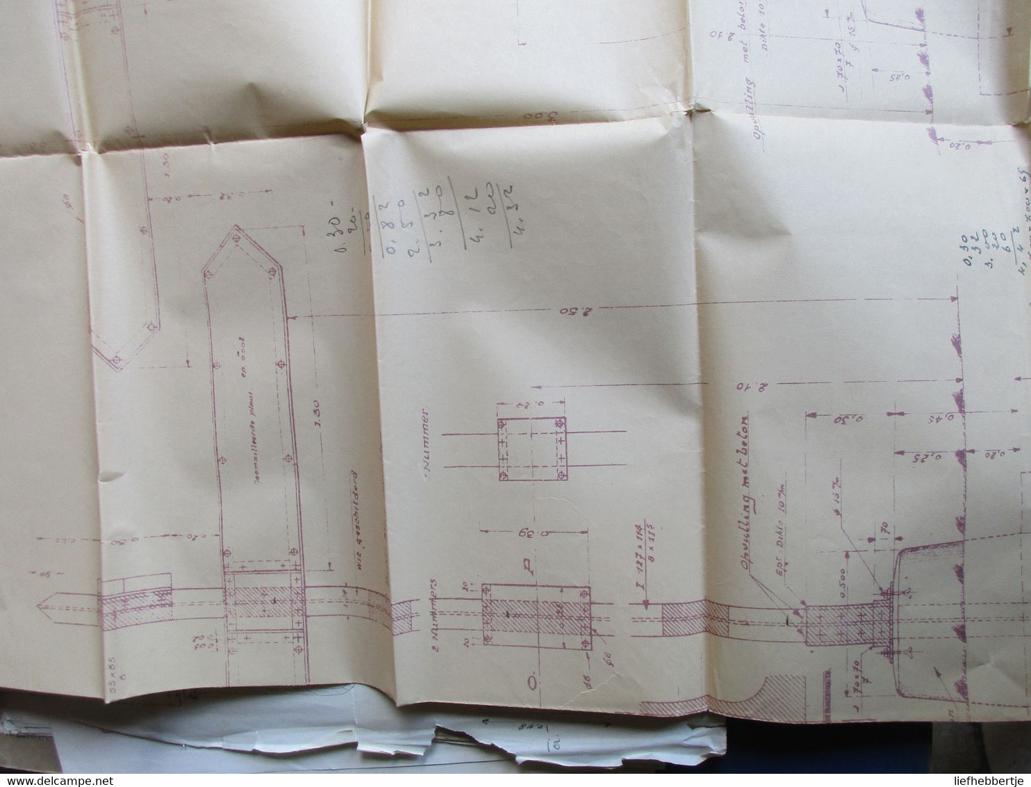 Veldegem : map met documenten ivm firma Decloedt - ijzergieterij  (Zedelgem industrie)