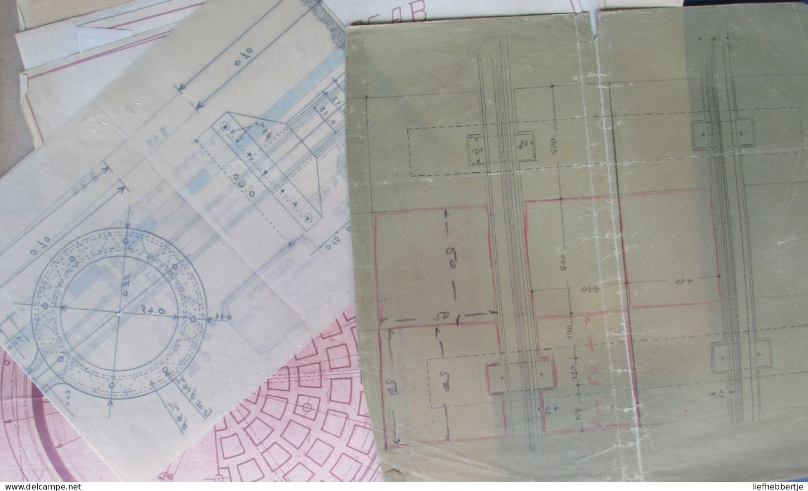 Veldegem : map met documenten ivm firma Decloedt - ijzergieterij  (Zedelgem industrie)