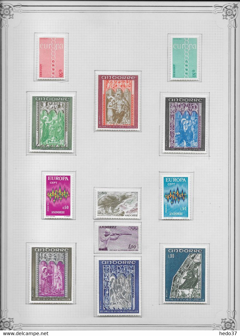 Andorre - Collection Vendue Page Par Page - Timbres Neufs * Avec Charnière - TB - Sammlungen